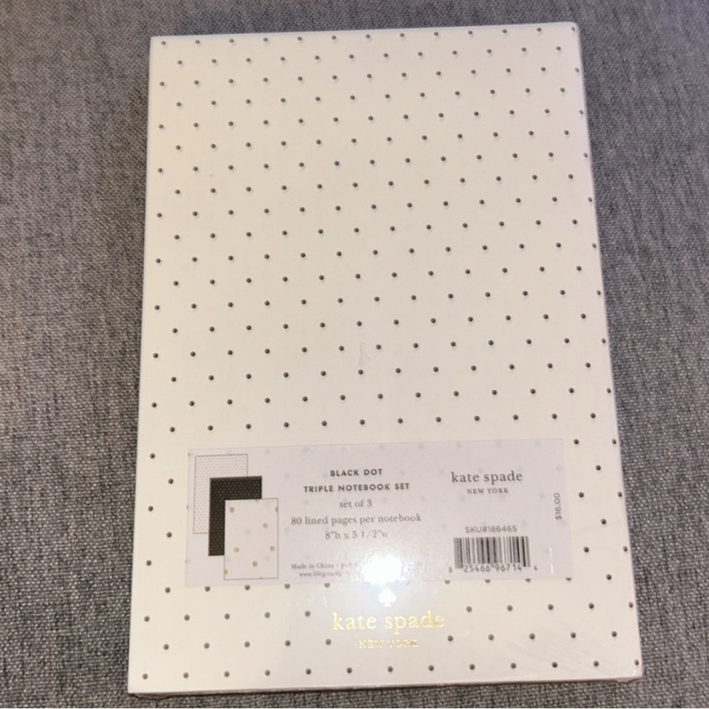 Kate spade notebook set